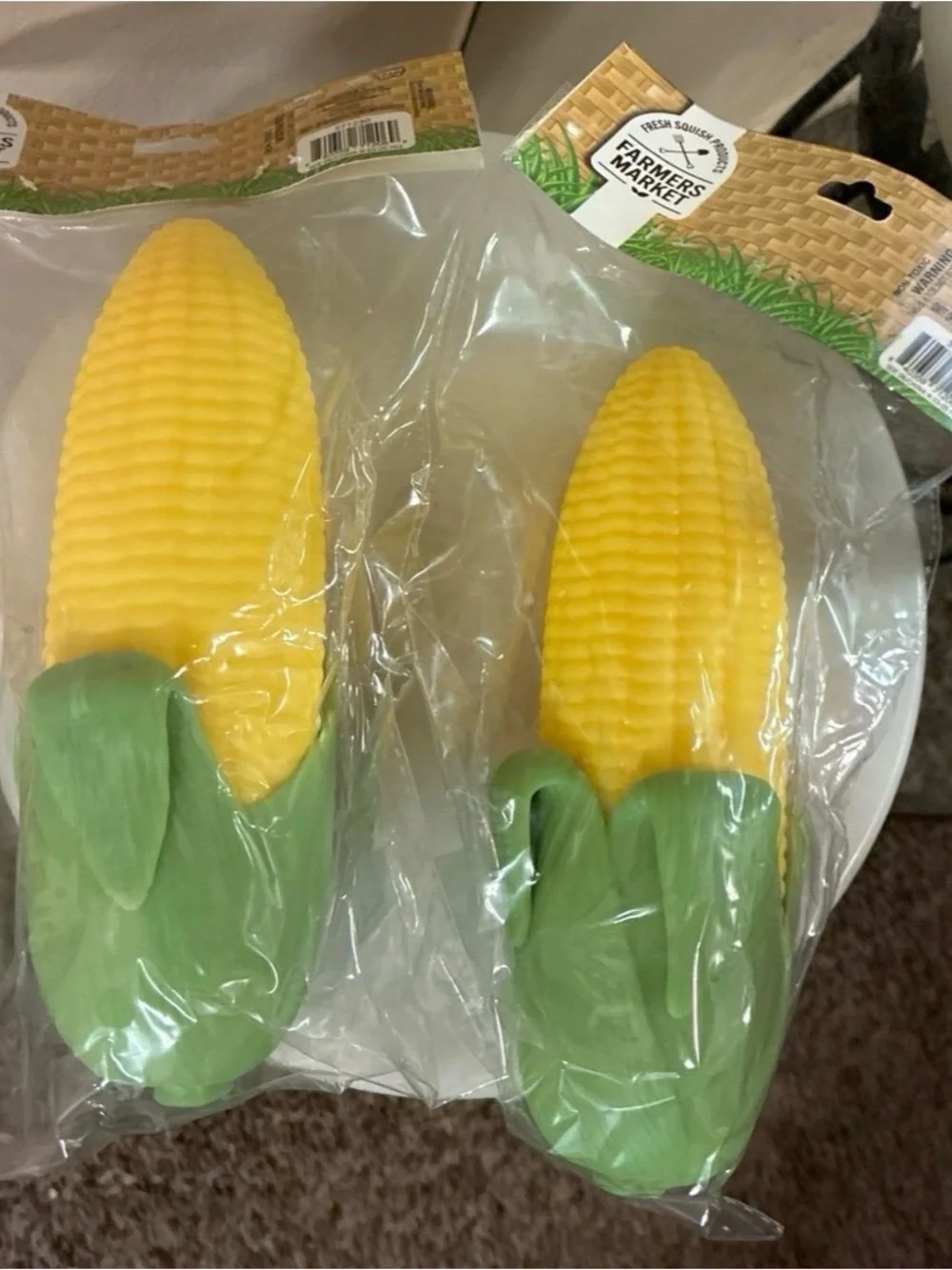 Fresh Corn Decorative Accent - Yellow & Green